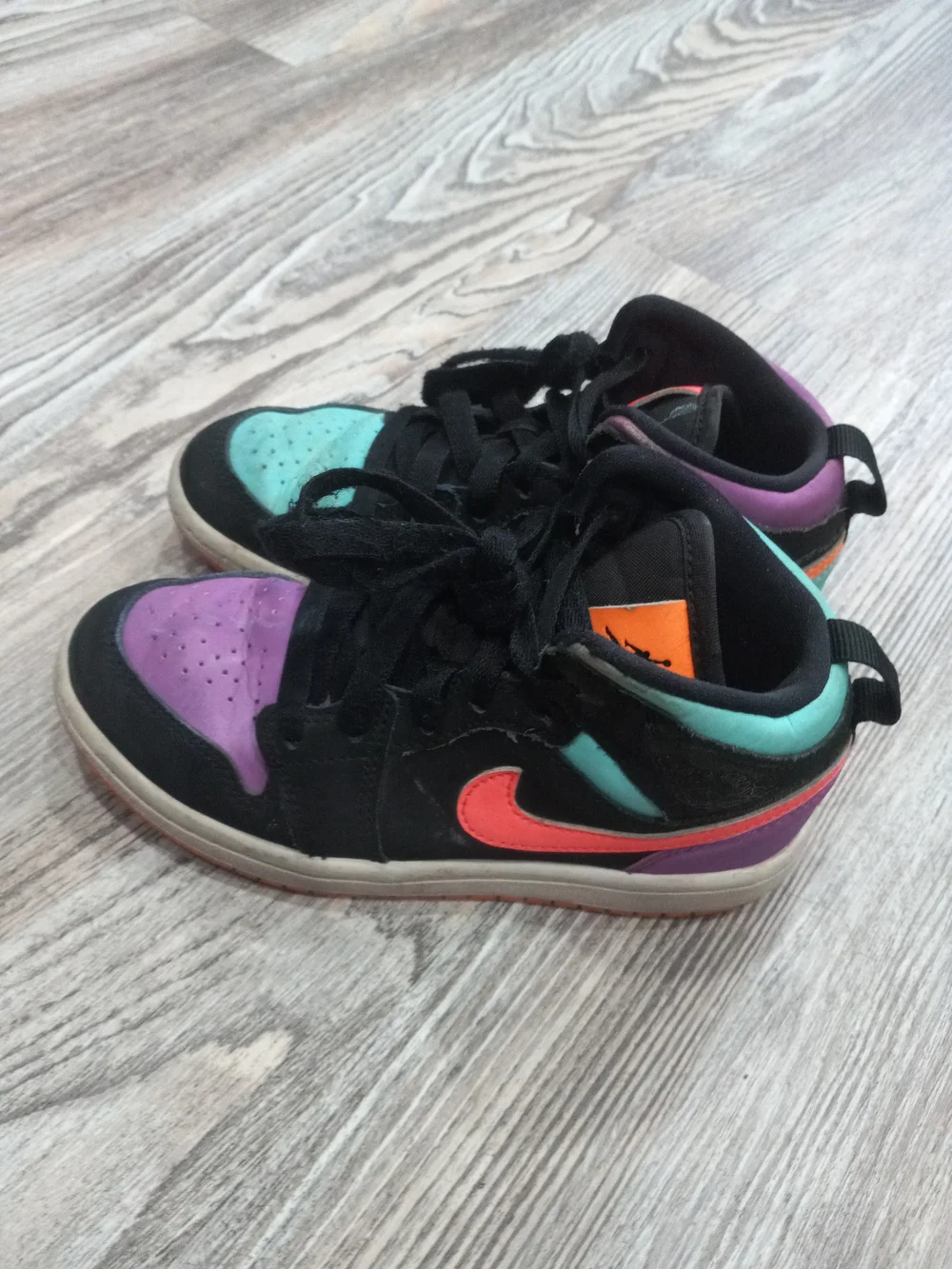 Nike Air Jordan Kids Candy Neon Colors Youth Shoes Sneakers Sz 12C